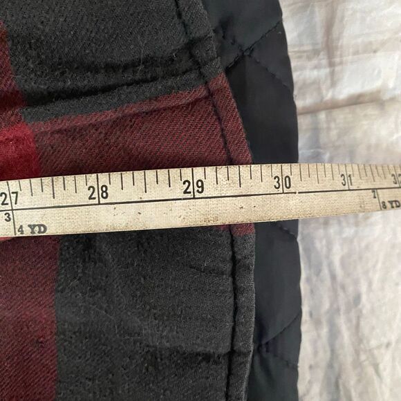 Basic Editions men XL 100% cotton button up midweight coat w/quilted lining - Picture 12 of 13